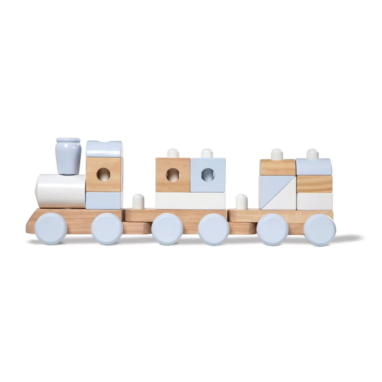 Wooden Jumbo Stacking Train - Natural | Melissa and Doug