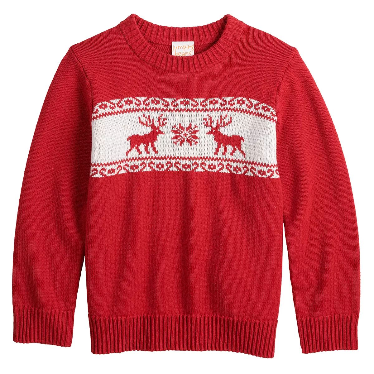Boys 4-12 Jumping Beans® Moose Festive Sweater | Kohl's