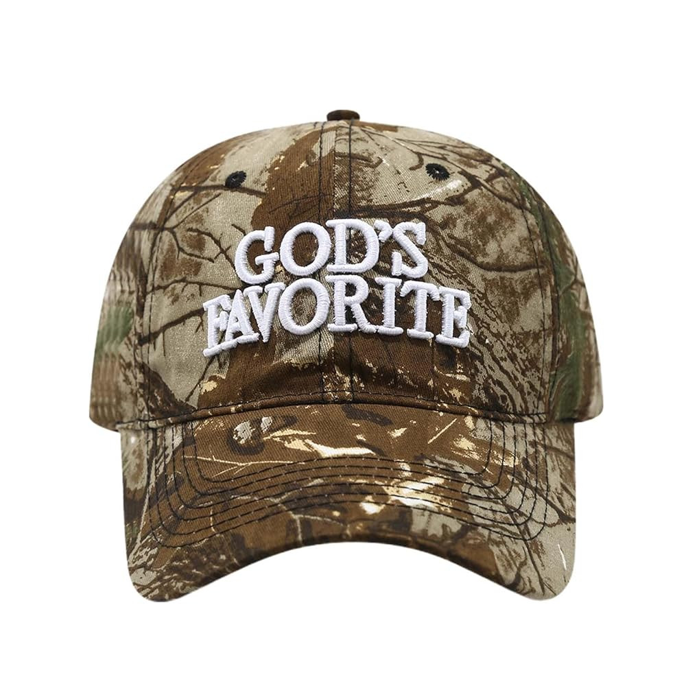 2025 God's Favorite Camo Vintage Trucker Hat Baseball Hat Women Funny Trucker Hat for Men | Amazon (US)