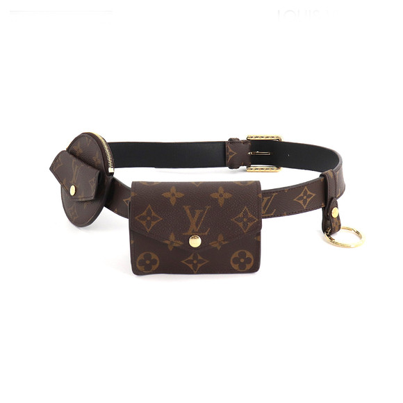 Louis Vuitton Monogram Sun Tulle Bum Bag Multi Pocket Belt 80 Gold Hardware | Poshmark