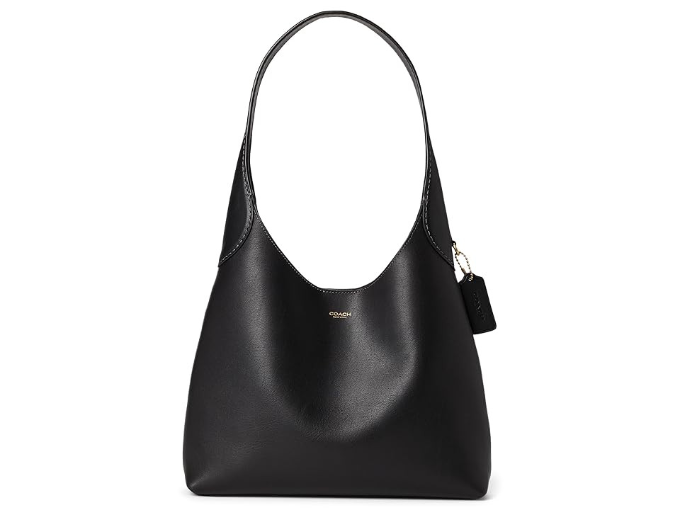 COACH Brooklyn Shoulder Bag 28 Shoulder Women's Handbags Black, Leather | Zappos