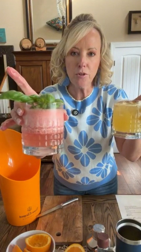 Cheers to two easy, refreshing drinks that are made for soaking up the last of summer 😎🍹 If you missed my Tara Time: Summer Sips Edition earlier on this week, we made Watermelon Frosé and an Orange Crush that couldn’t be more perfect for this time of year! The Watermelon Frosé is so fun to serve on a hot day and of course I had to make my favorite Orange Crush that’s also a Delaware staple!

Check out the recipe below and try both of these recipes at home! 🍉🍊 

Watermelon Frosé
Ingredients:
-2.5 cups chopped watermelon
-2 cups of ice 
-1 bottle rosé wine
-0.5 cup lime juice
-1 to 2 tablespoons honey, simple syrup, or agave
-Splash of Triple Sec
*you can also add fresh basil to it if you’d like! 

Directions:
-Combine all of the ingredients in a blender and mix until pureed. Serve in your favorite cocktail glass!

Orange Crush
Ingredients:
-2 oz vodka
-1 oz triple sec 
-Juice of 2 fresh oranges (Valencia or Navel work best)
-Crushed ice
-Sparkling water to top

Directions:
-Pack a pint glass completely with crushed ice.
-Pour the vodka, triple sec, and freshly squeezed orange juice directly over the ice.
-Top off the glass with a splash of sparkling water. 
-Stir gently to mix the ingredients.

#LTKfoodie #LTKHome #LTKSeasonal