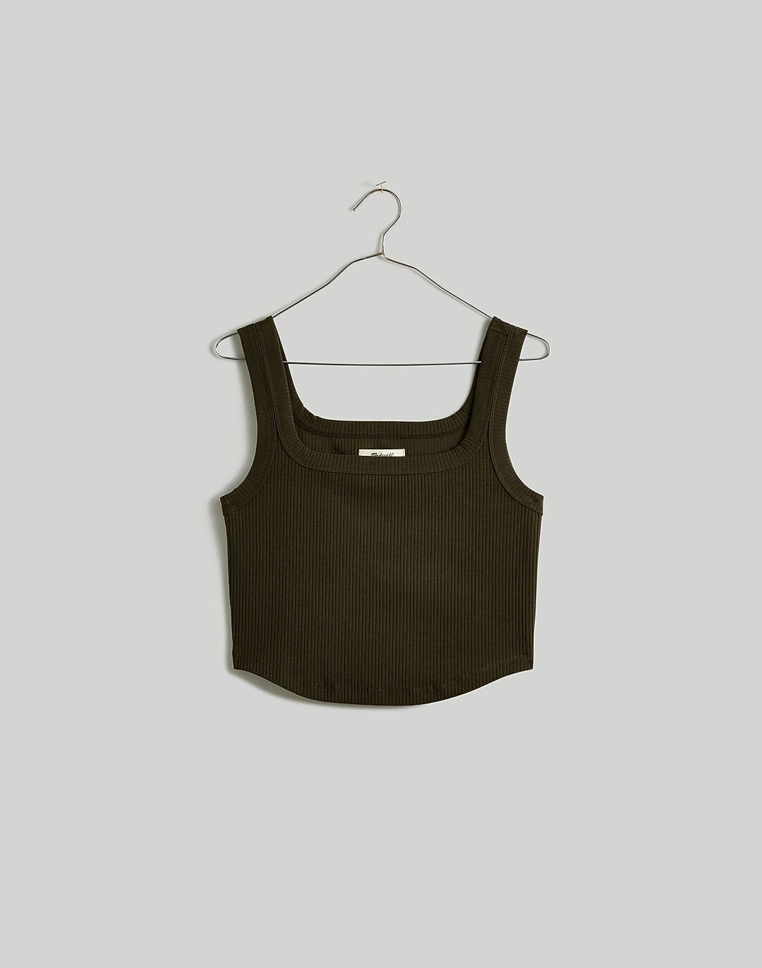 The Tailored Crop Tank in Sleekhold | Madewell