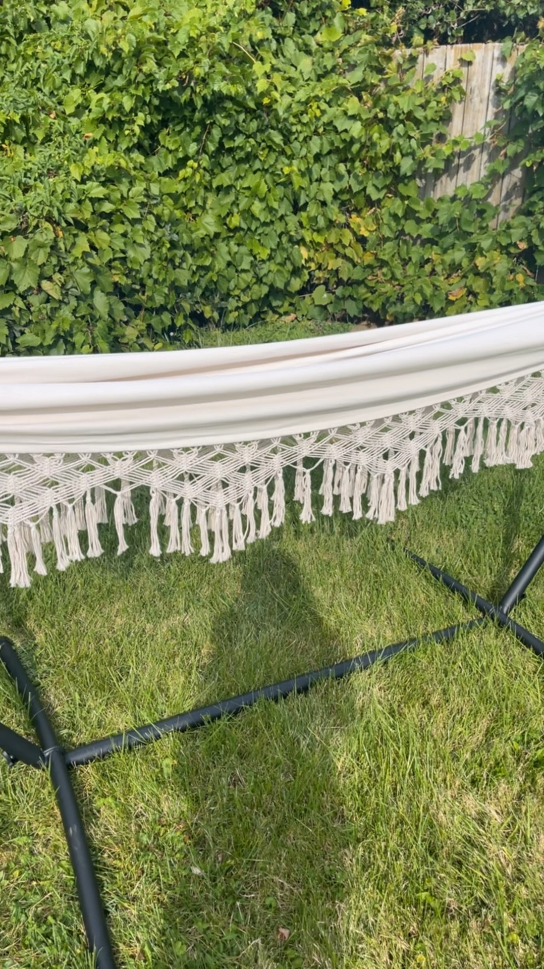 Hammock is 40% off right now! Under $75!

#LTKSaleAlert #LTKFindsUnder100 #LTKHome