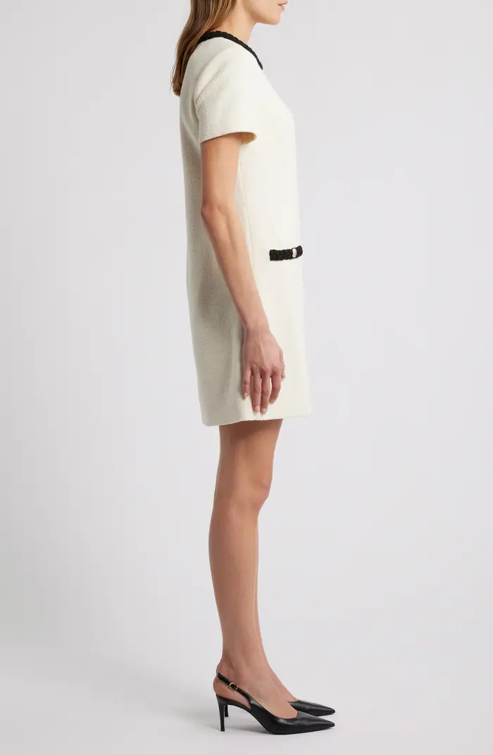 Short Sleeve Tweed Minidress | Nordstrom