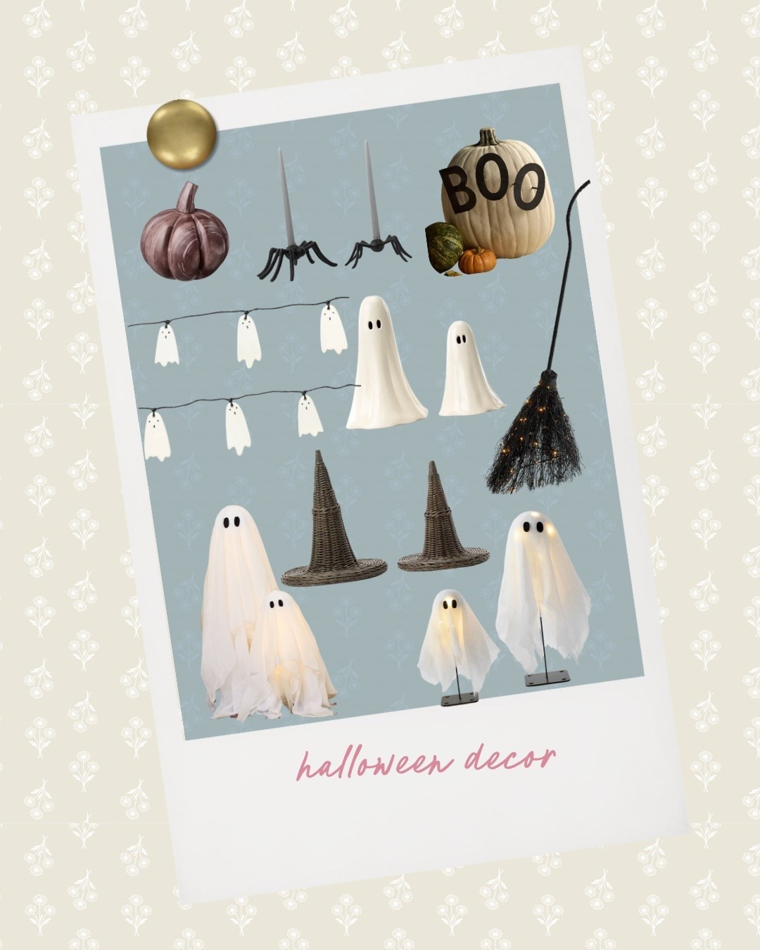 Halloween decor, fall decor, ghosts, broom, pumpkin decor, faux pumpkins

#LTKHome #LTKSeasonal #LTKFindsUnder50