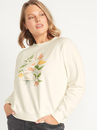 Vintage Crew-Neck Sweatshirt for Women | Old Navy (US)