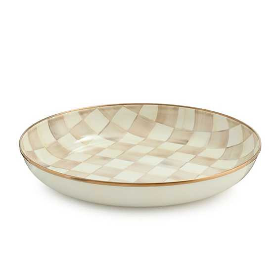 Mocha Check Abundant Bowl | MacKenzie-Childs