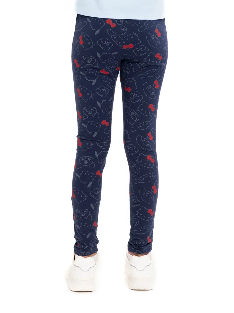 Wonder Nation Hello Kitty Girls Print Leggings, Sizes 4-16 | Walmart (US)