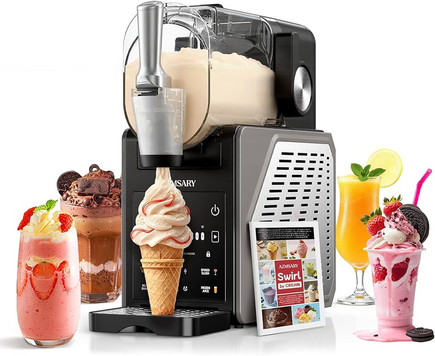 Slush Maschine – 2,5 L Eismaschine & Slushie Maschine für Zuhause, mit LED-Display, 6 voreinge... | Amazon (DE)