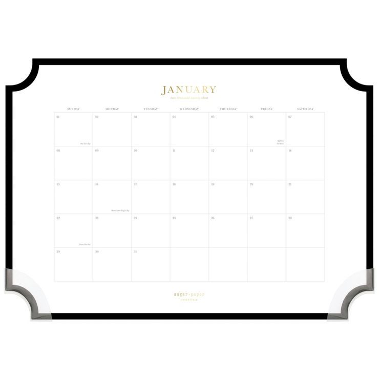 2023 Desk Pad Calendar 22"x15.625" - Sugar Paper Essentials | Target