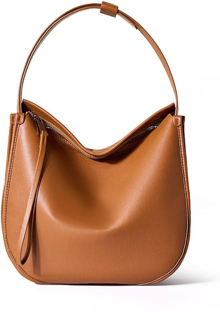 Casual Women's Bag Large Capacity Soft Cowhide Tote Commuter Bag | Amazon (US)