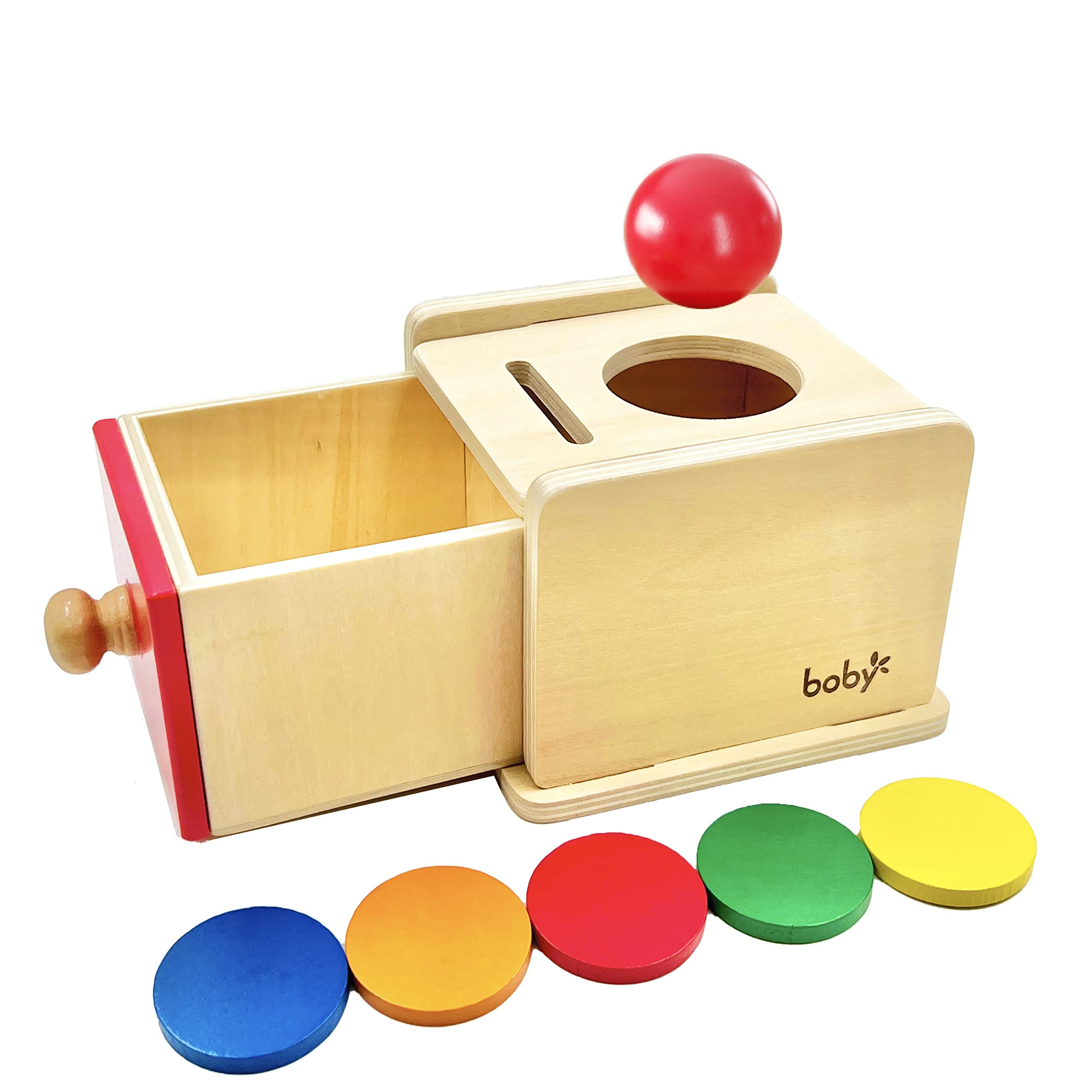 Dailyfunn Montessori Toys Coin&Ball 2-in-1 Drop Box Object Permanence Box for Infant Baby Prescho... | Amazon (US)