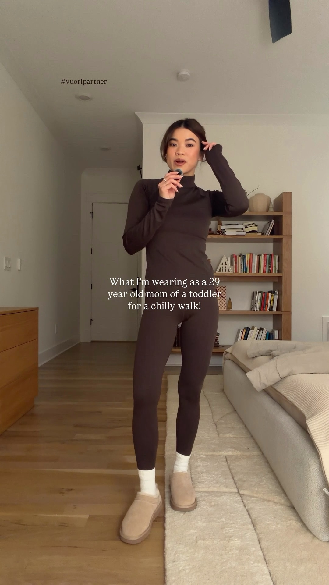 Living in @vuoriclothing these days! 
#vuoripartner 
Jacket: size small, 
Leggings: XS, 
Top: XS,

Activewear, workout sets, matching set 

#LTKActive #LTKPetite #LTKmomlife