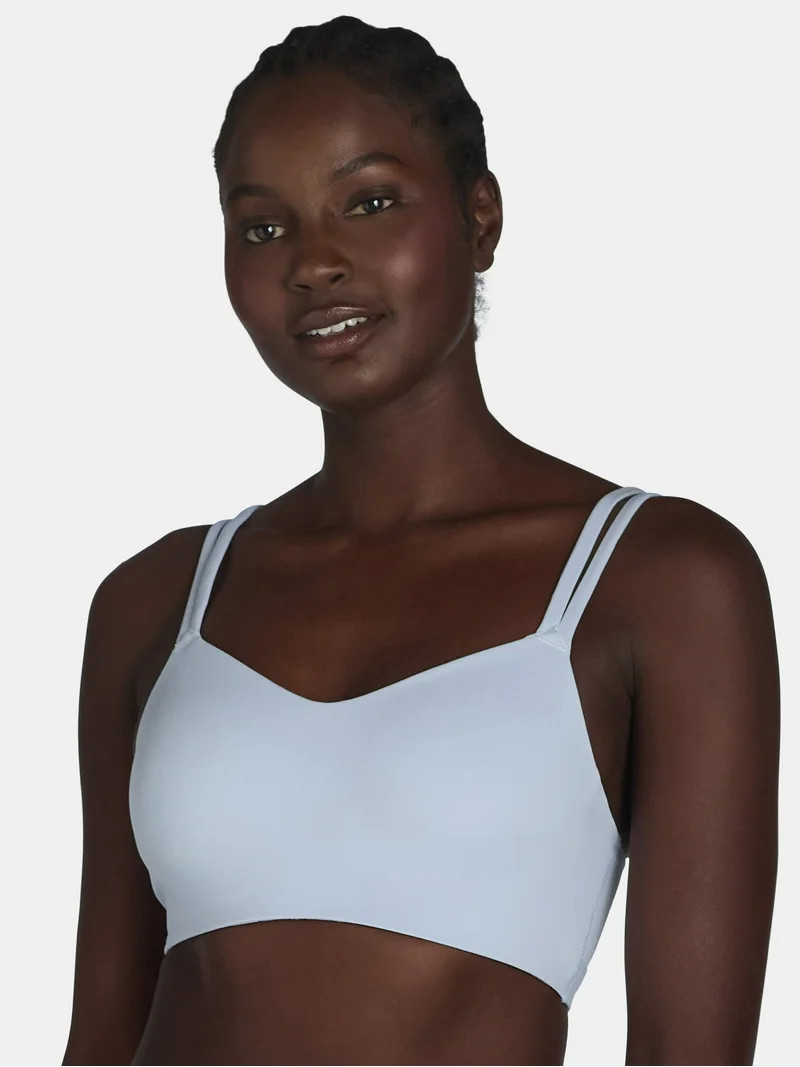 Avia Strappy Sports Bra for Women, Medium Support, S-3XL | Walmart (US)