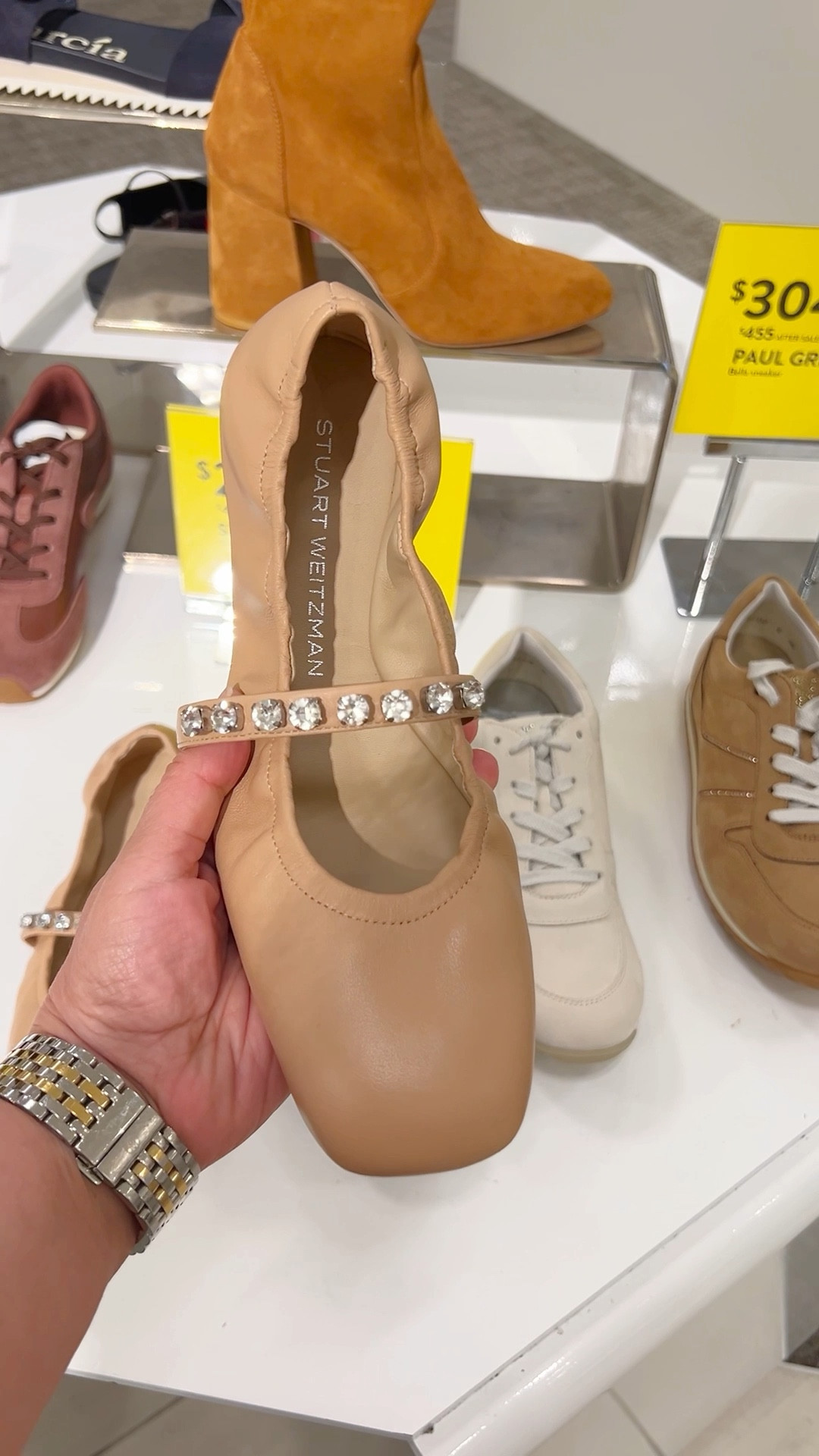 Shoes that caught my eye at the Nordstrom Anniversary Sale! These Stuart Weitzman ballet flat shoes are so pretty and they’re part of this year’s anniversary sale! Love the rhinestone details and the leather is so unbelievably soft! 

#LTKTravel #LTKShoeCrush #LTKSaleAlert