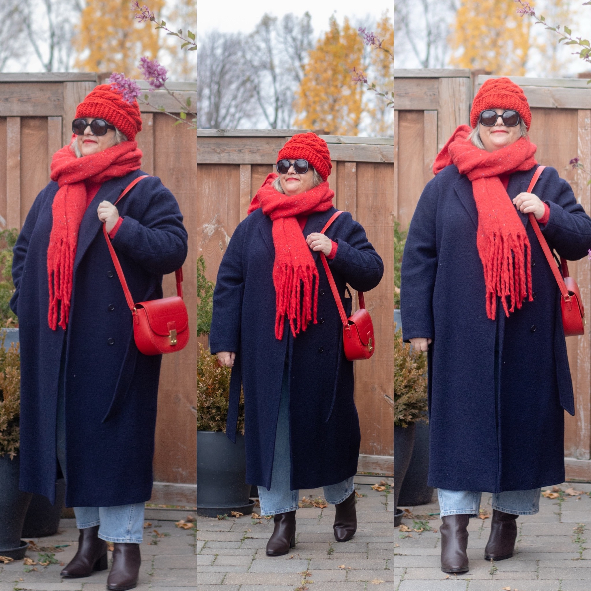 Is there anything that goes together as well as red and navy?! Love this combo 🤩

#LTKmidsize #LTKwinter #LTKstyletip