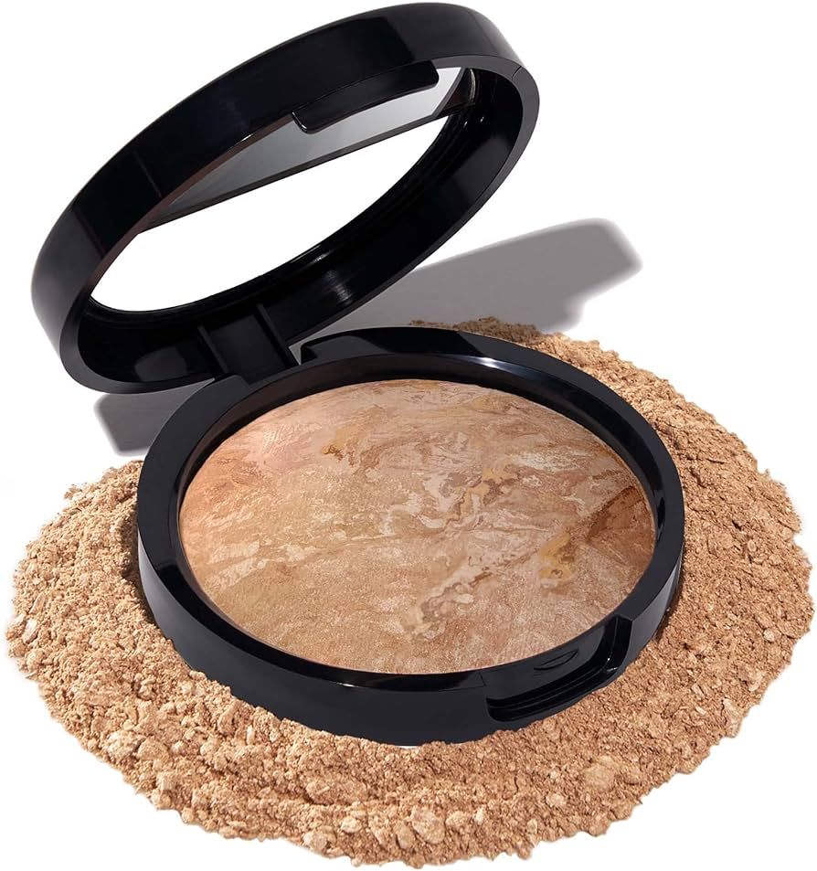 LAURA GELLER NEW YORK Award-Winning Baked Balance-n-Brighten Color Correcting Powder Foundation -... | Amazon (US)