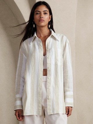 The Oversized Linen Shirt | Banana Republic (US)