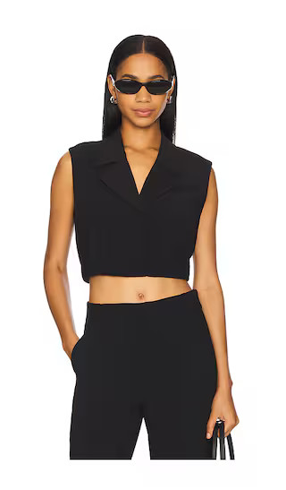 The Audrey Vest in Black | Revolve Clothing (Global)