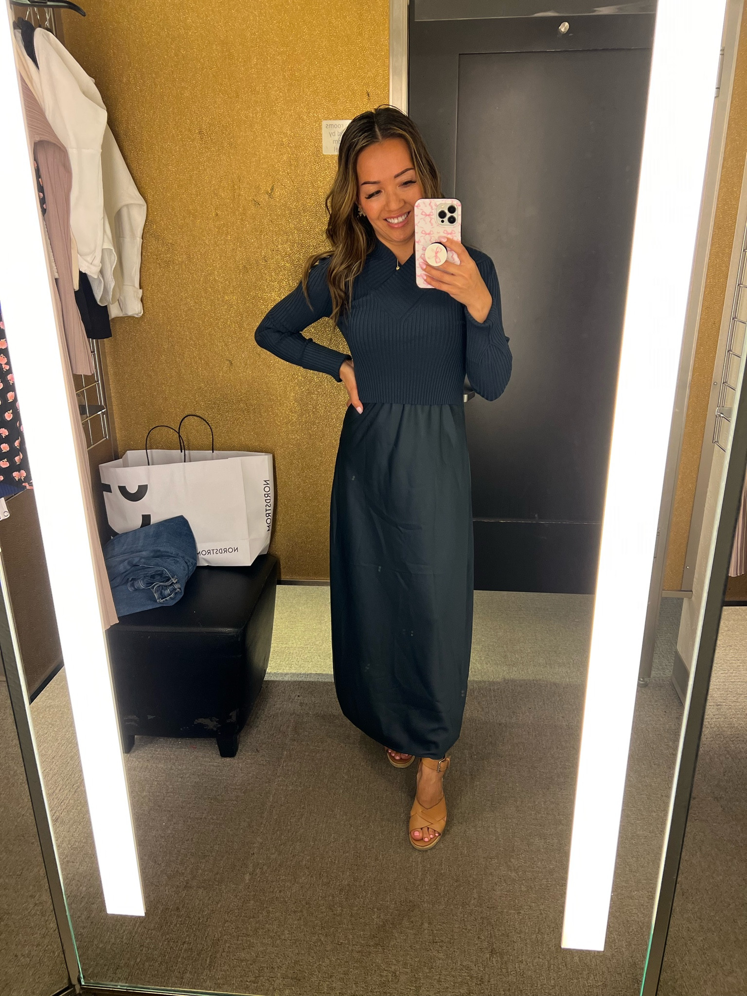 designer dress with sweater #nsale 

#LTKSaleAlert #LTKxNSale #LTKFindsUnder100