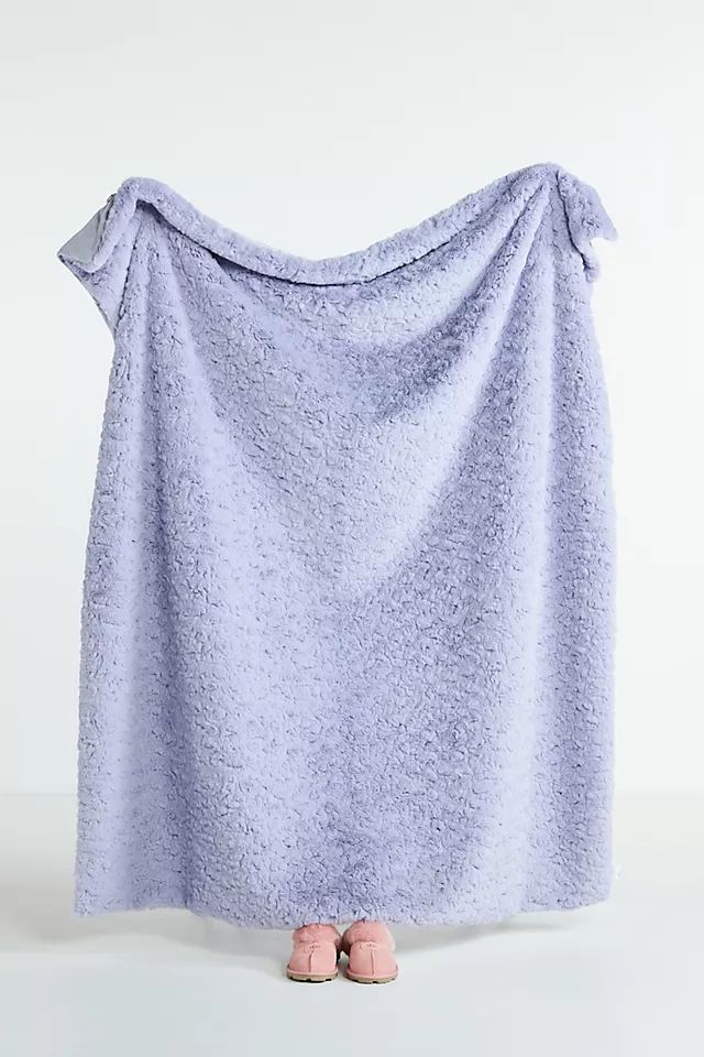 Tranquil Faux Fur Throw Blanket | Anthropologie (US)