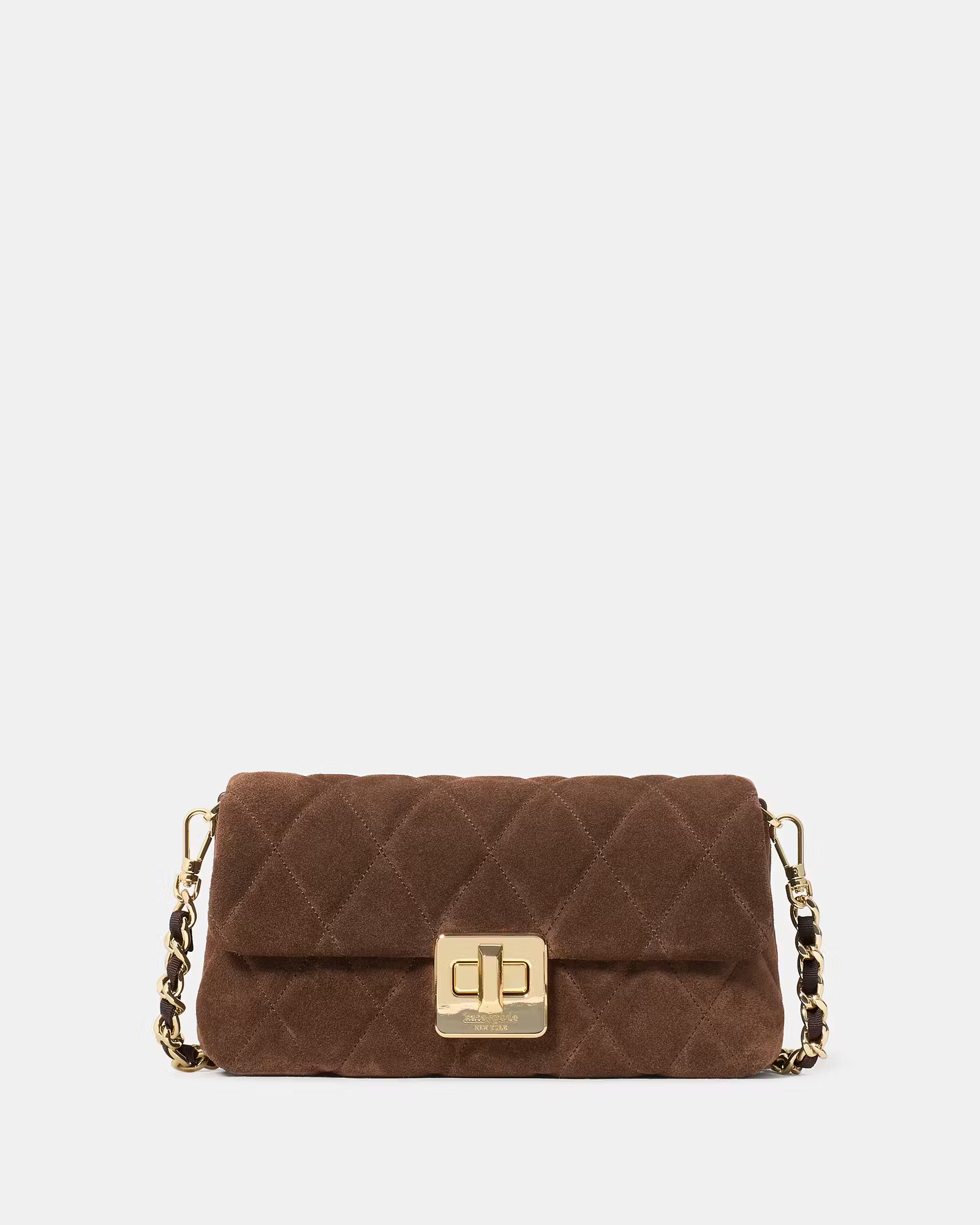 Carey Quilted Suede Mini Crossbody | Kate Spade Outlet