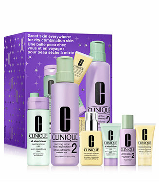 Clinique Great Skin Everywhere Skincare Gift Set for Dry Combination Skin - Macy's | Macy's