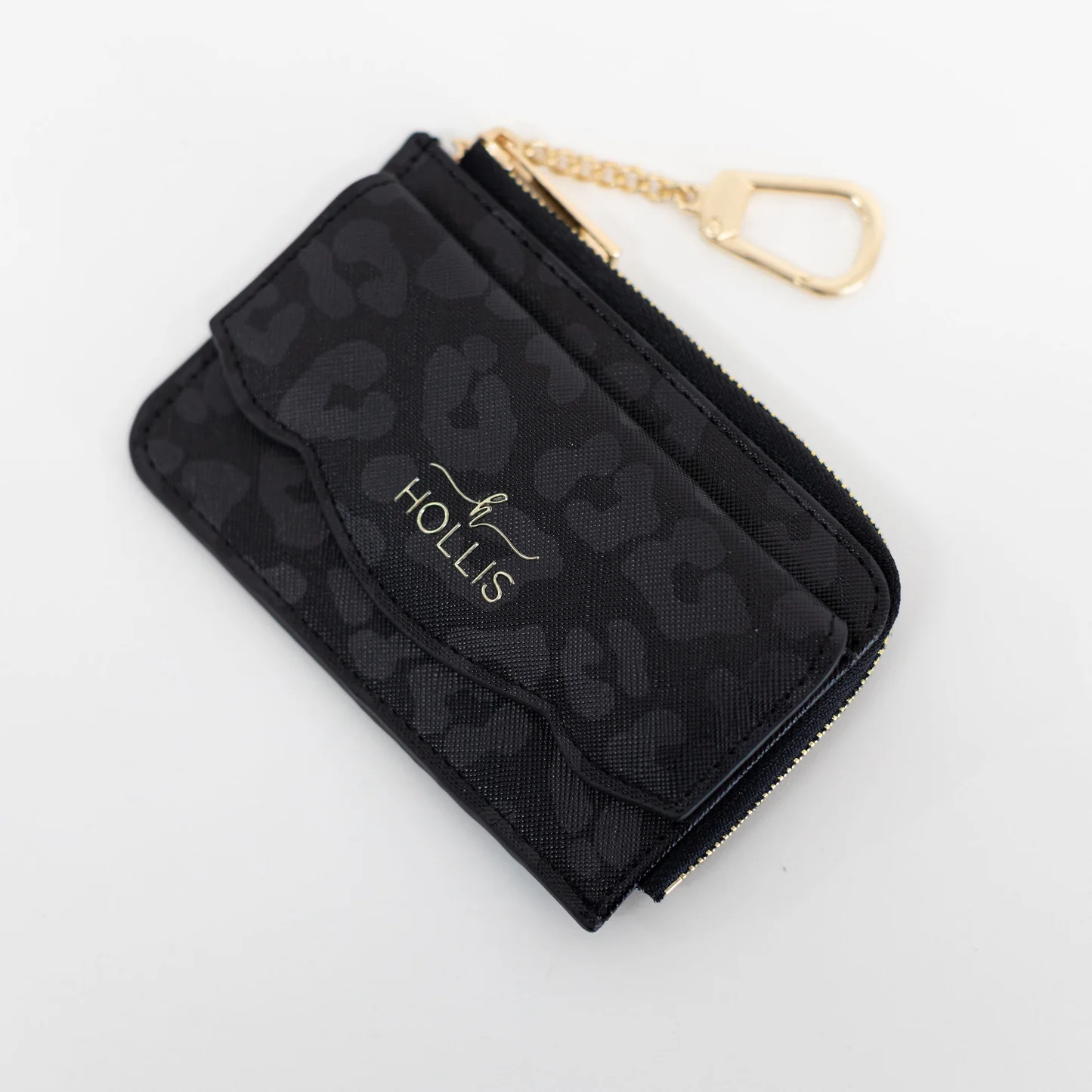 Black Leopard Coco Card Holder | Hollis