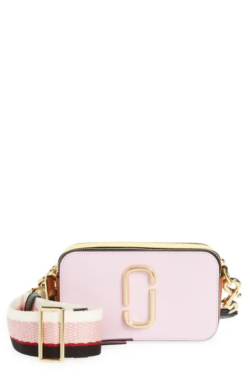 Marc Jacobs The Snapshot Leather Crossbody Bag in Sweet Dreams Multi at Nordstrom | Nordstrom