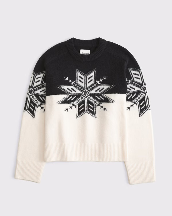 The A&F Madeline Crew Sweater | Abercrombie & Fitch (US)