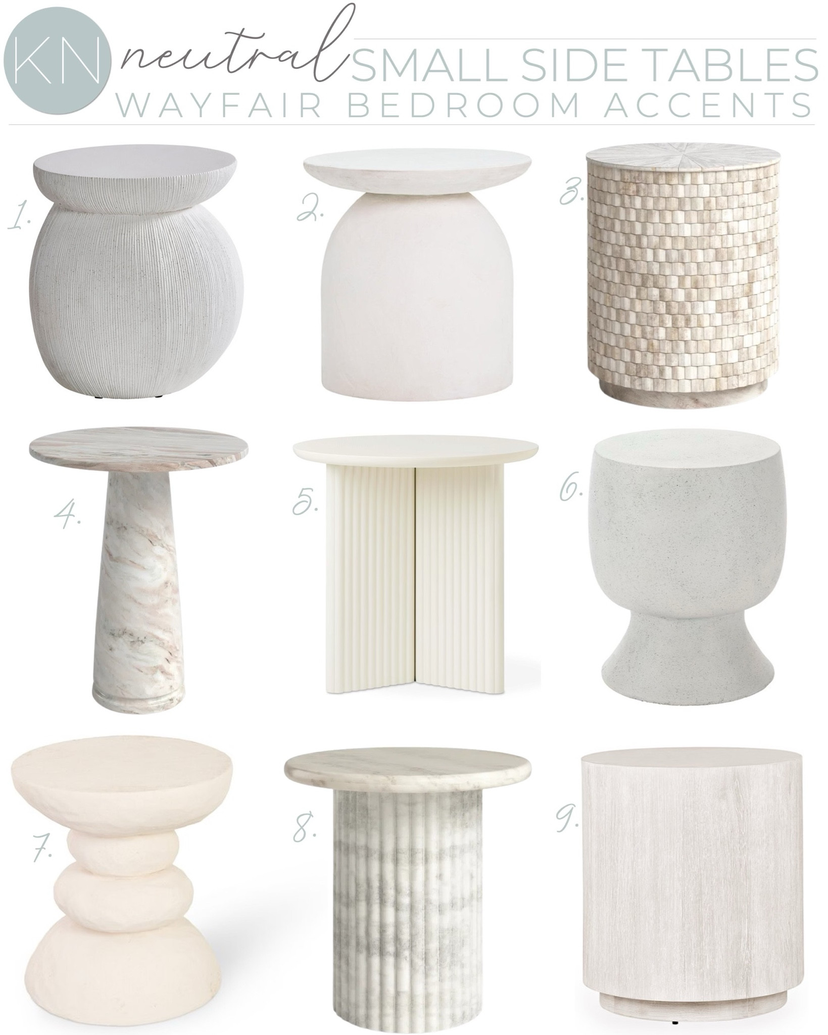 Any one of these versatile accent tables is the ideal home decor item to add to a bedroom, reading nook or even a bathroom! It’s a great upgrade to any home space without breaking the budget. home decor bedroom decor neutral decor Wayfair find side table white table fluted table concrete table #LTKStyleTip

#LTKSaleAlert #LTKHome