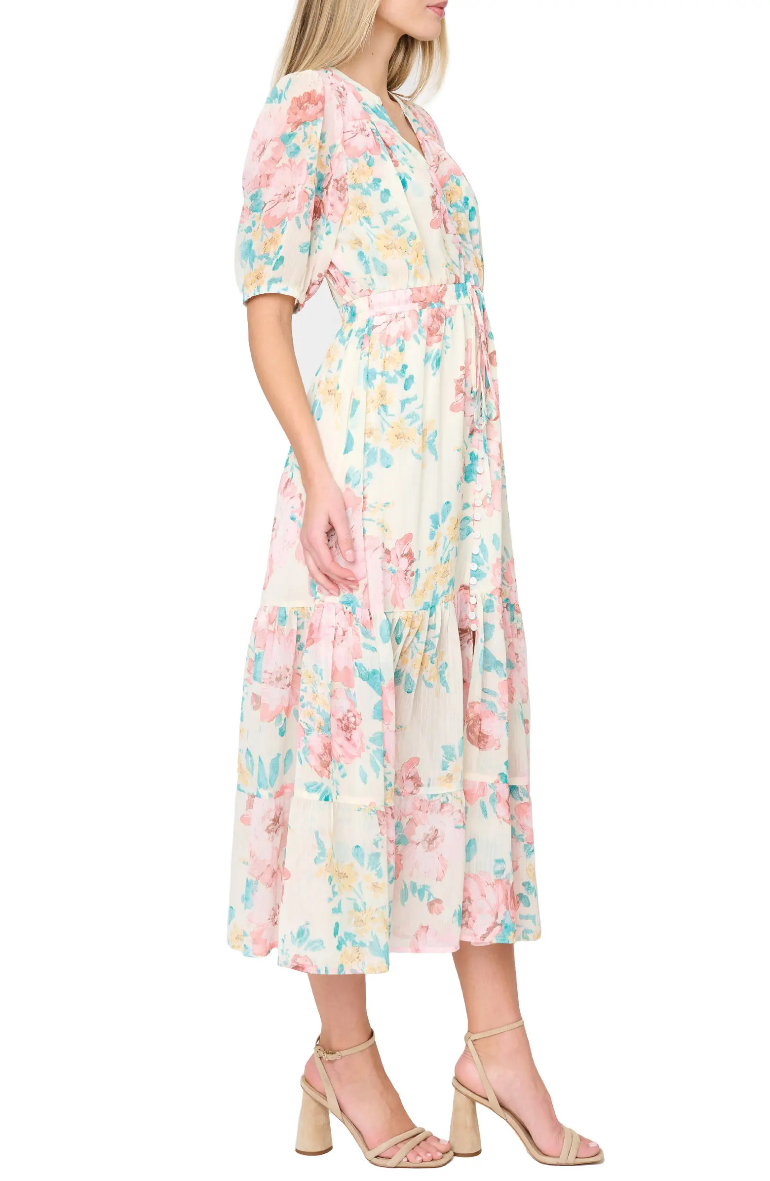 Kira Drawstring Maxi Dress | Nordstrom