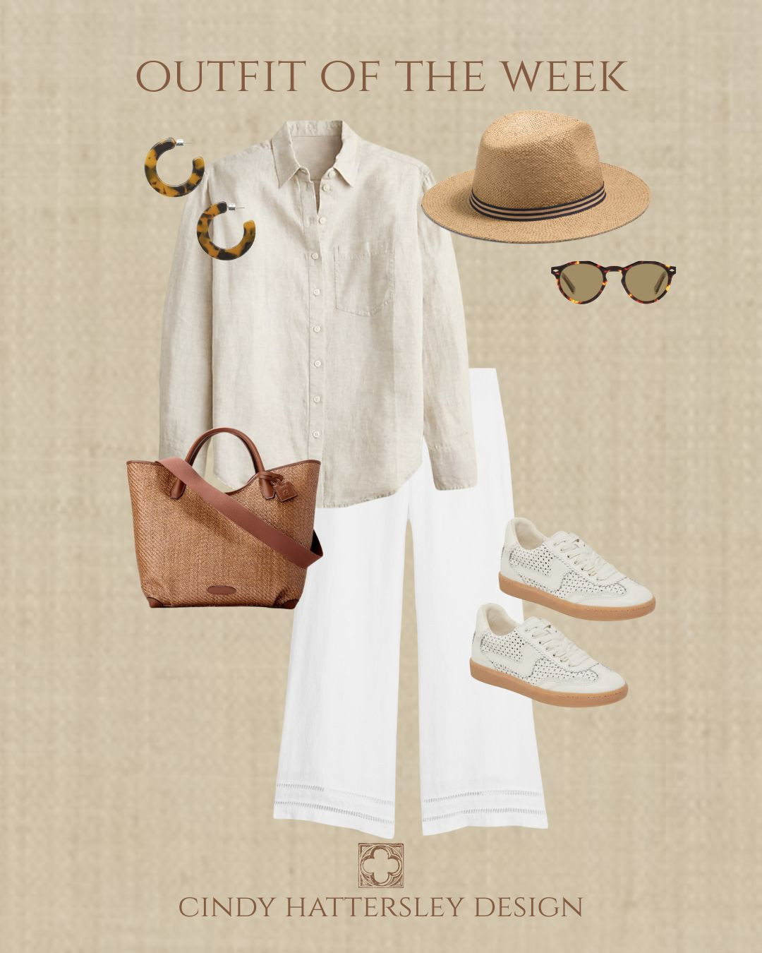 Linen Summer Outfit
#linen #sneakers
 

 #LTKSeasonal #LTKOver40 #LTKItBag