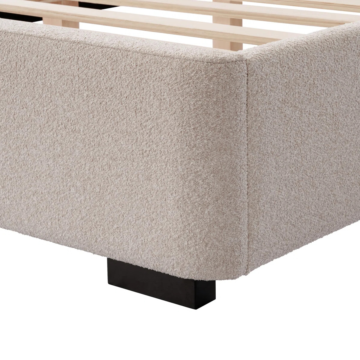 Reigen Boucle Platform Bed | Wayfair North America