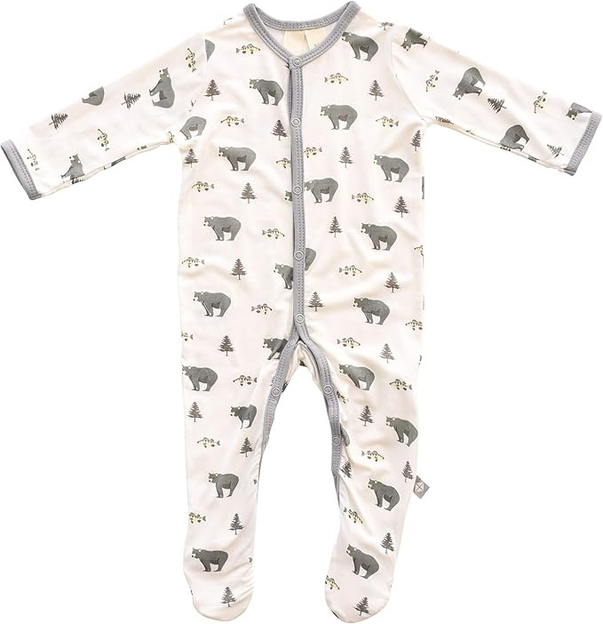 KYTE BABY Footies - Baby Footed Pajamas Made of Soft Organic Bamboo Rayon Material - 0-24 Months ... | Amazon (US)