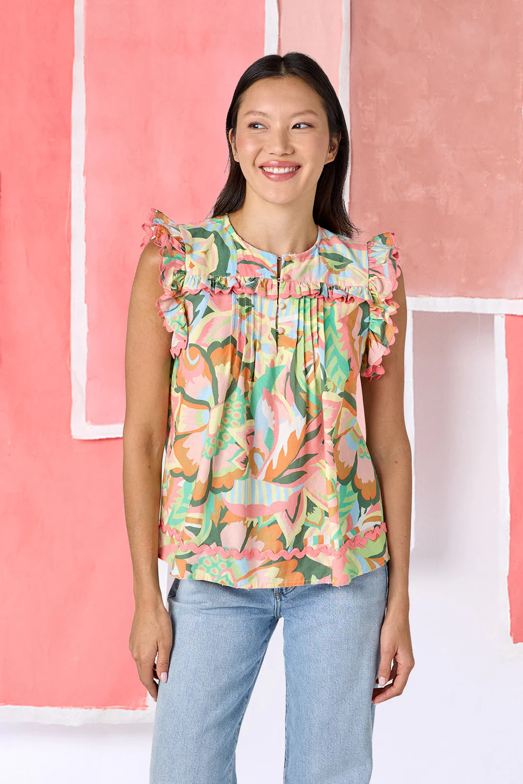 Maybel Top | Ruffle Detail Summer Top | CROSBY by Mollie Burch | CROSBY by Mollie Burch