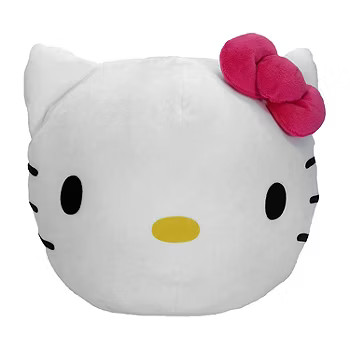 Northwest Cloud Hello Kitty Round Throw Pillow, Color: White Pink - JCPenney | JCPenney