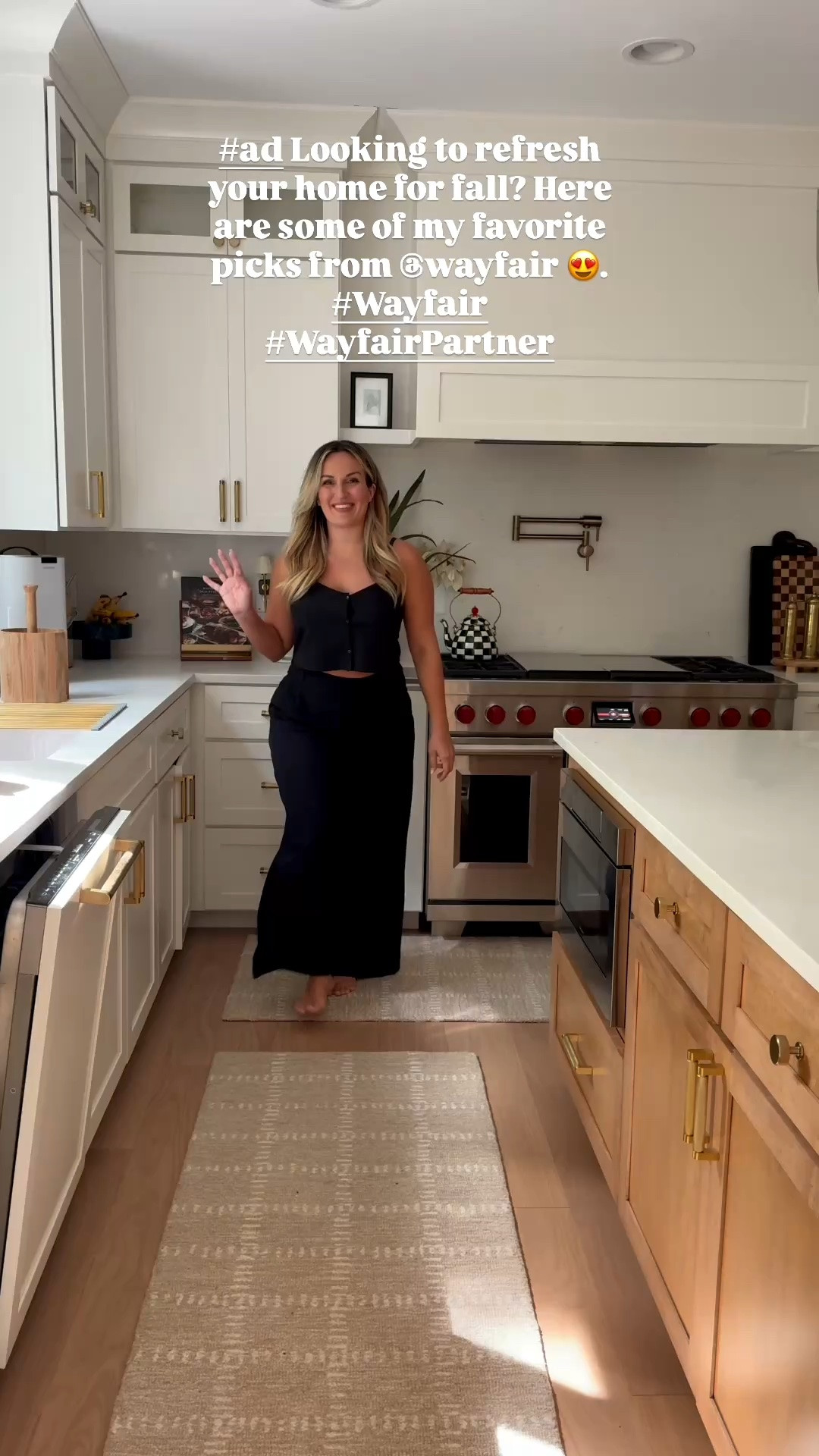 #ad Looking to refresh your home for fall? Here are some of my favorite picks from @Wayfair  😍 including my neutral kitchen runner rug, fall tree and marble end table.
#Wayfair #WayfairPartner

#LTKSaleAlert #LTKHome