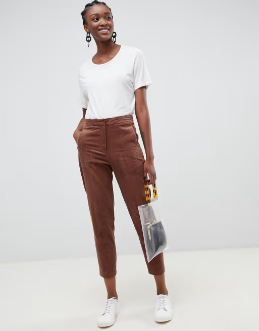 ASOS DESIGN slim PANTS in jumbo cord | ASOS US