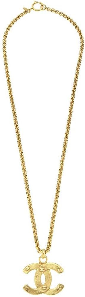 Amazon.com: CHANEL, Pre-Loved Gold 'CC' Logo Long Necklace, Gold : Luxury Stores | Amazon (US)