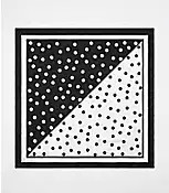 Dotted Silk Square Scarf | LOFT
