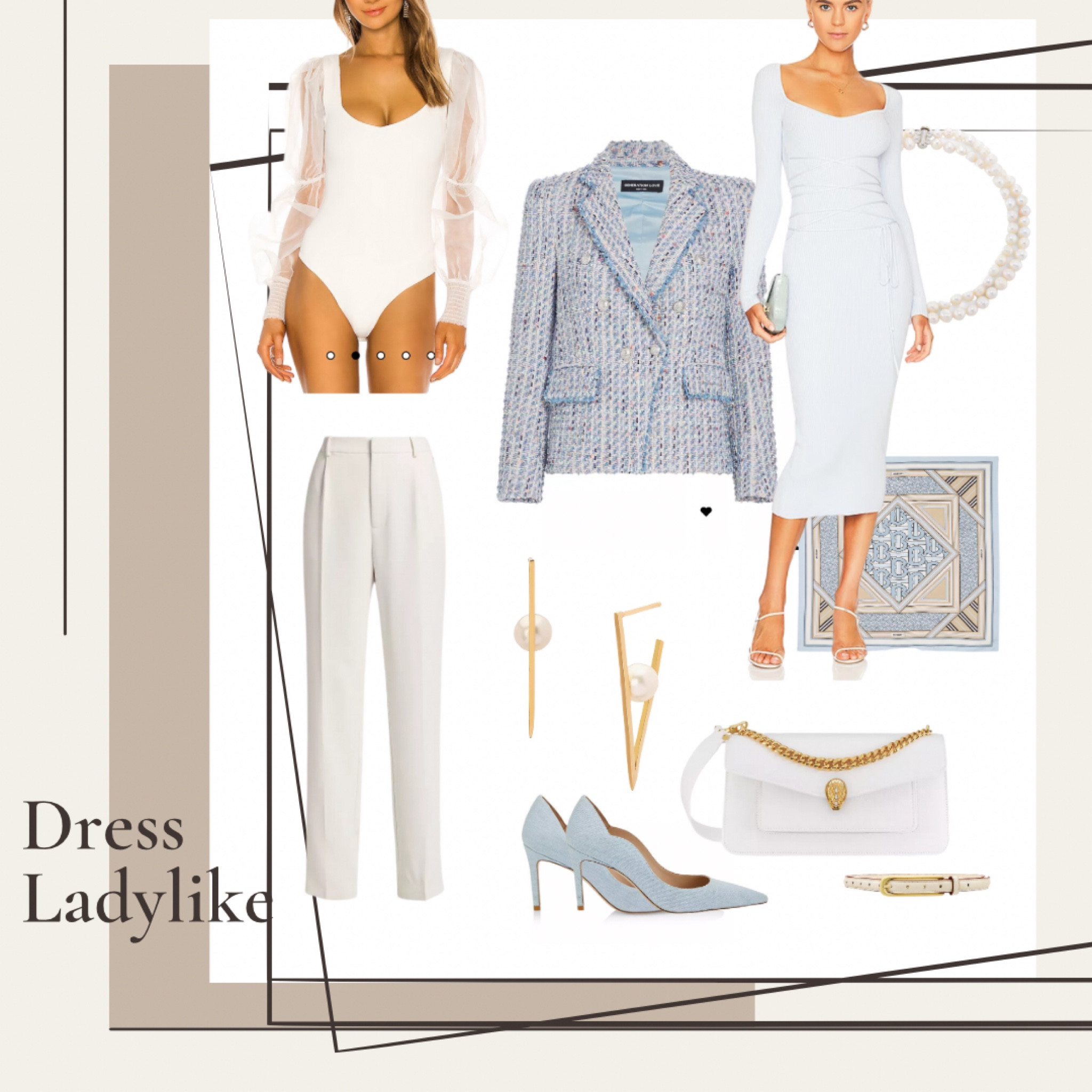 Elegance of light blue and white will make your outfit timeless and classy ✨


#LTKworkwear #LTKHoliday #LTKGiftGuide