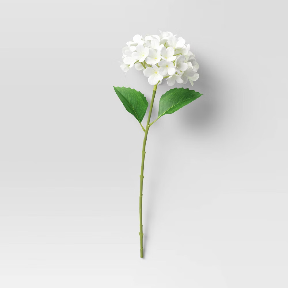 White Hydrangea Stem - Threshold | Target