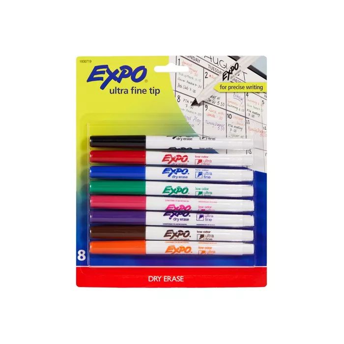 EXPO 8pk Dry Erase Markers Multicolor | Target