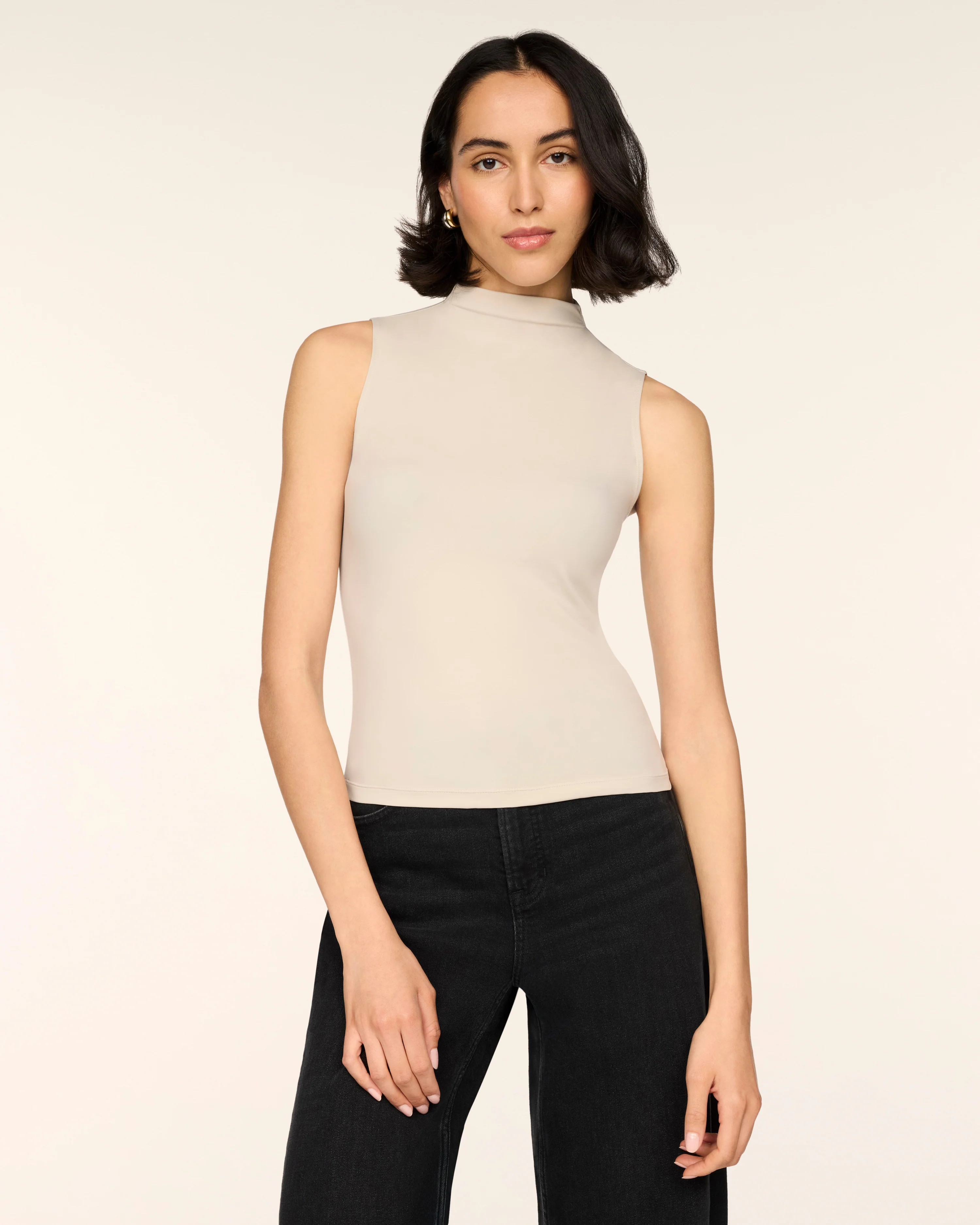 Jersey Mock Neck Tank | Spanx