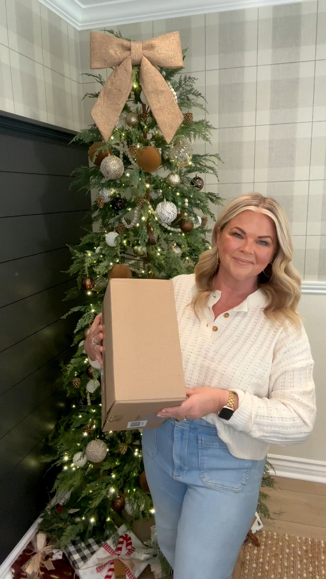 This Merry sweater & sweatshirt sell out every year! So cute & cozy perfect for the Holidays 🎄🎁 I’m wearing a Medium in both. 

#LTKSeasonal #LTKOver40 #LTKHoliday