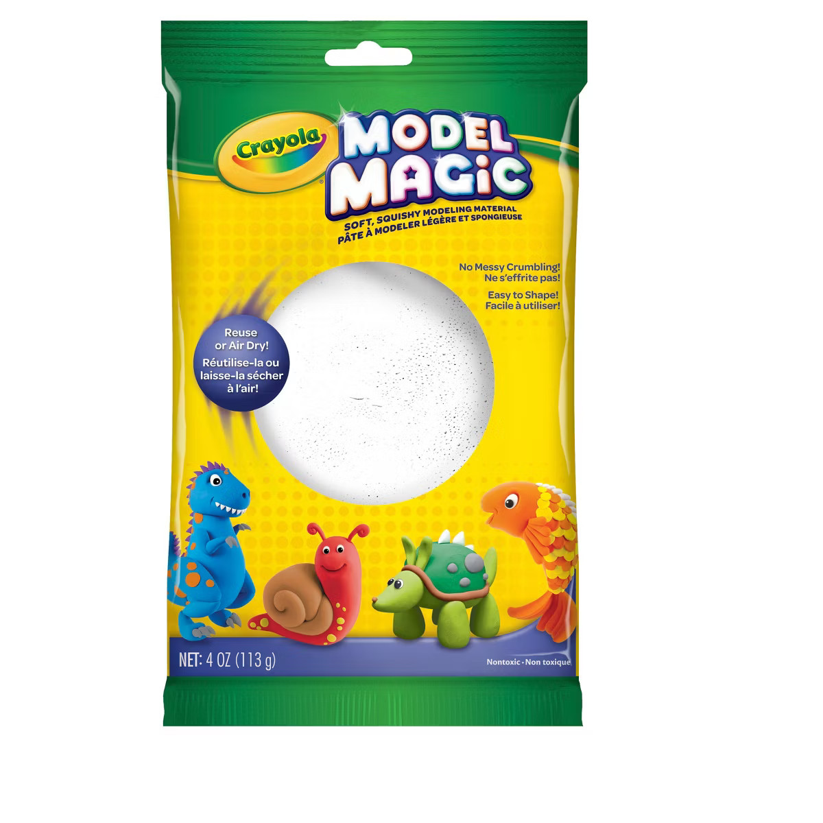 Crayola 4oz Model Magic - White: Non-Drying, Reusable, Non-Toxic Modeling Clay for Kids, Creative... | Target