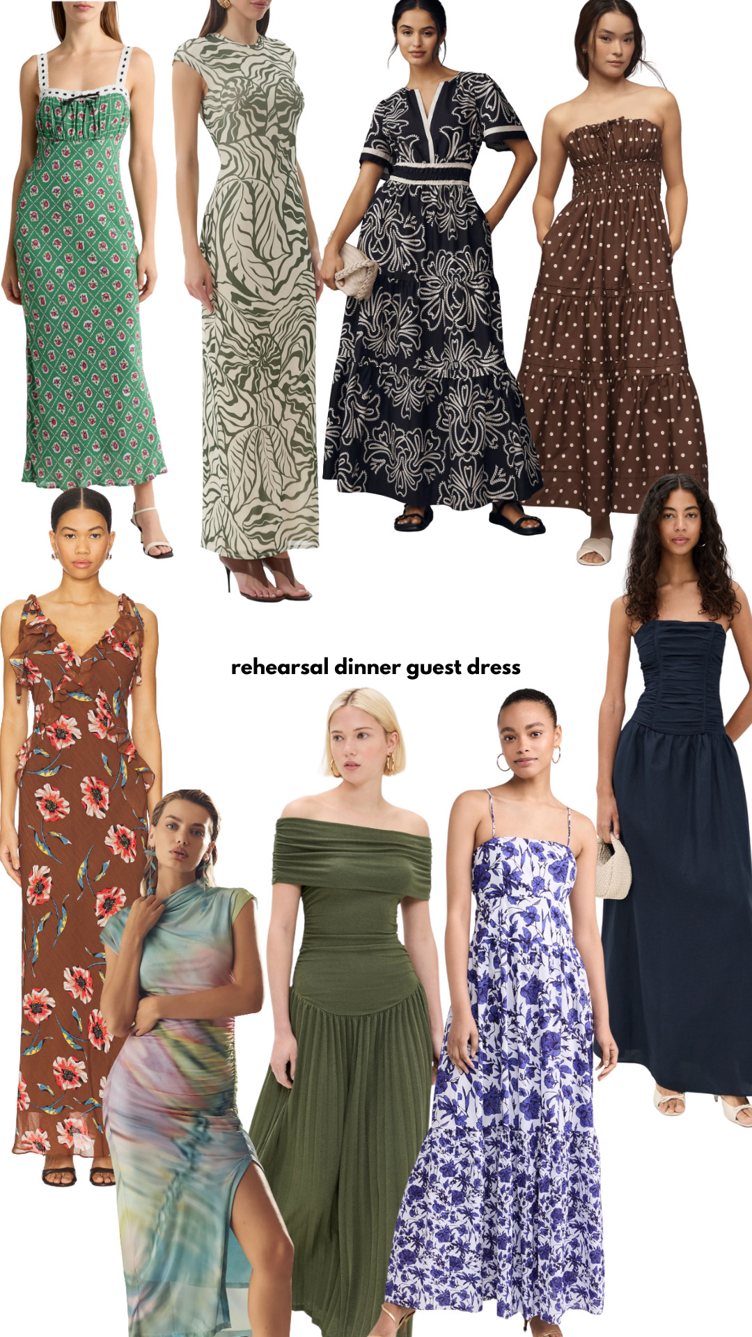 Shopping Cart Wednesday: rehearsal dinner dress for wedding guest under $150 

 #LTKWedding