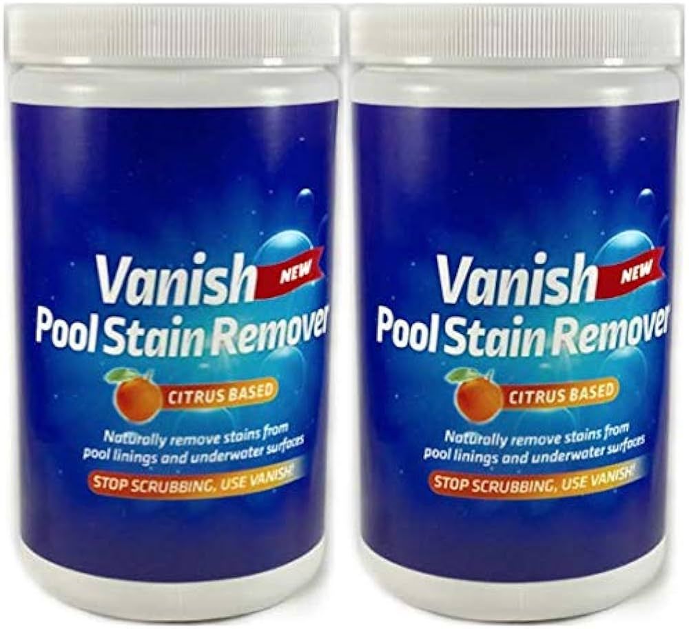 Bosh Chemical Vanish Pool & Spa Stain Remover 2 Pack (4LBS)- Natural Safe Citrus Based, Works Exc... | Amazon (US)
